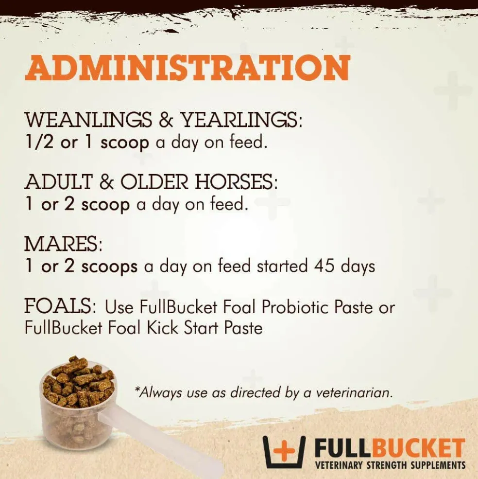 FullBucket Equine Probiotic Pellets (30 Servings)