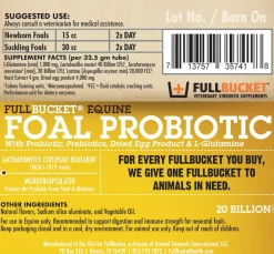 Fullbucket Foal Probiotic Paste (single tube)