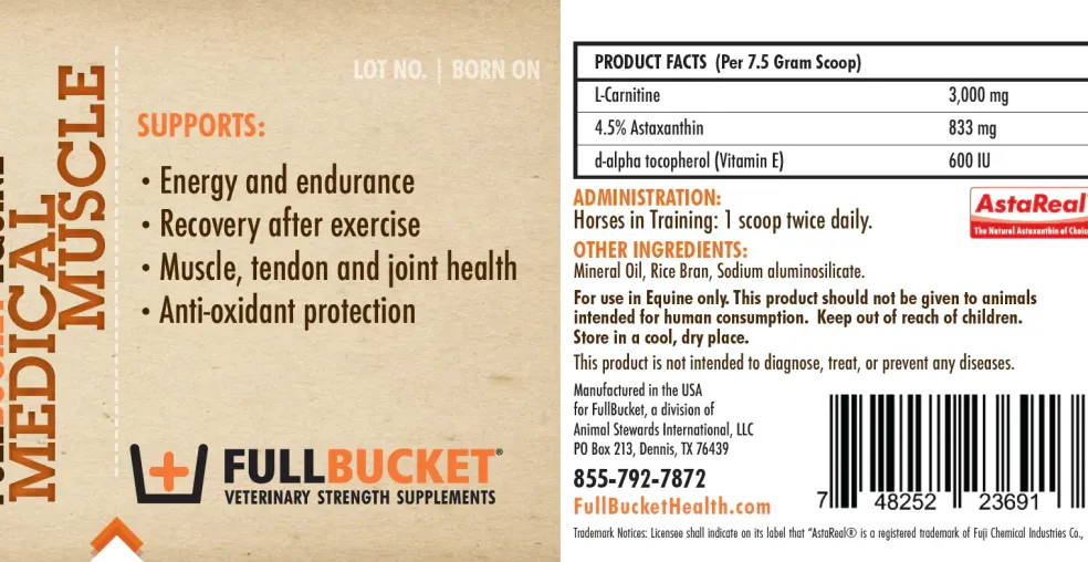 Fullbucket Medical Muscle Recovery, 450gm