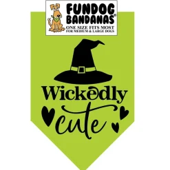 FunDog Bandanas Halloween for Dogs & Cats, Color Varies