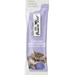 Fussie Cat Chicken with Pumpkin in Goat Milk Puree Lickable Kitten Recipe, 0.5-oz tube, 4-count