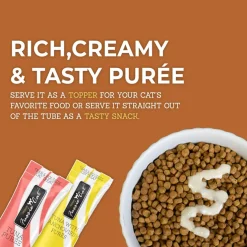 Fussie Cat 10 Flavors Variety Lickable Cat Treats, 0.5-oz tube, 50 count