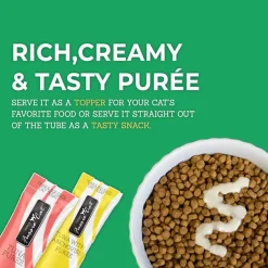 Fussie Cat 5 Flavors Variety Lickable Cat Treats, 0.5-oz tube, 50 count