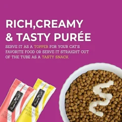 Fussie Cat 5 Flavors Variety Lickable Cat Treats, 0.5-oz tube, 50 count