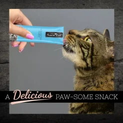 Fussie Cat Ocean Fish Puree Lickable Cat Treats, 0.5-oz x 4-tubes