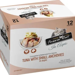 Fussie Cat Premium Chicken with Small Anchovies in Aspic Wet Cat Food, 2.47-oz