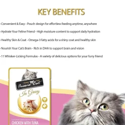 Fussie Cat Premium Chicken with Tuna in Gravy Wet Cat Food, 2.47-oz
