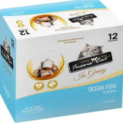 Fussie Cat Premium Ocean Fish in Gravy Wet Cat Food, 2.47-oz