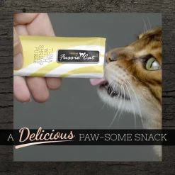Fussie Cat Tuna with Shrimp Puree Lickable Cat Treats, 0.5-oz x 4-tubes