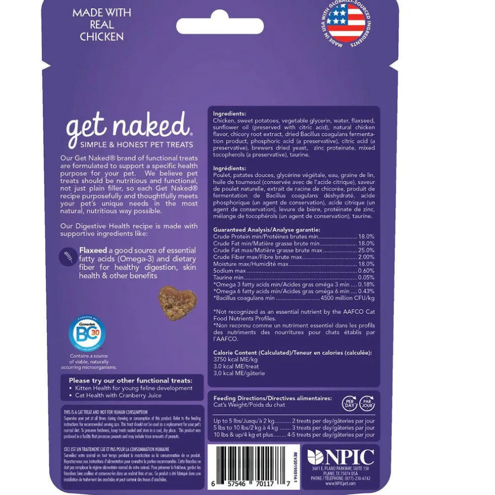 Get Naked Digestive Health Soft Cat Treats, 2.5-oz bag