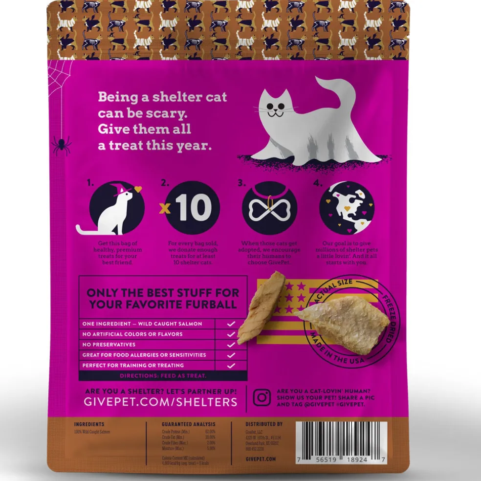 GivePet Magic Paw-Tion Freeze-Dried Cat Treats, 1.25-oz