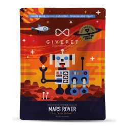 GivePet Mars Rover Freeze-Dried Chicken Breast Dog Treats (3 oz)