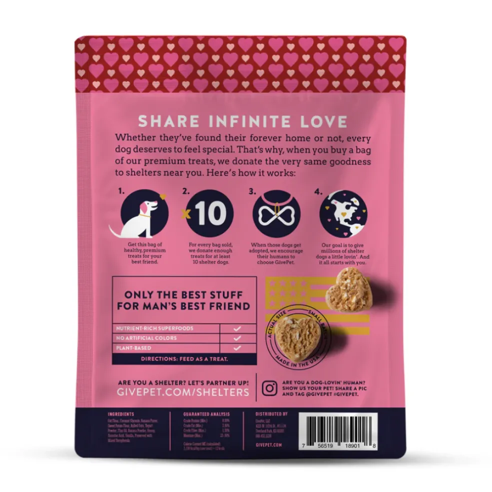 GivePet Sugar Banana, Yogurt & Honey Soft Baked Dog Treats (6 oz)