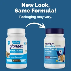 Glandex Anal Gland Support Beef Liver Flavored Powder for Dogs & Cats