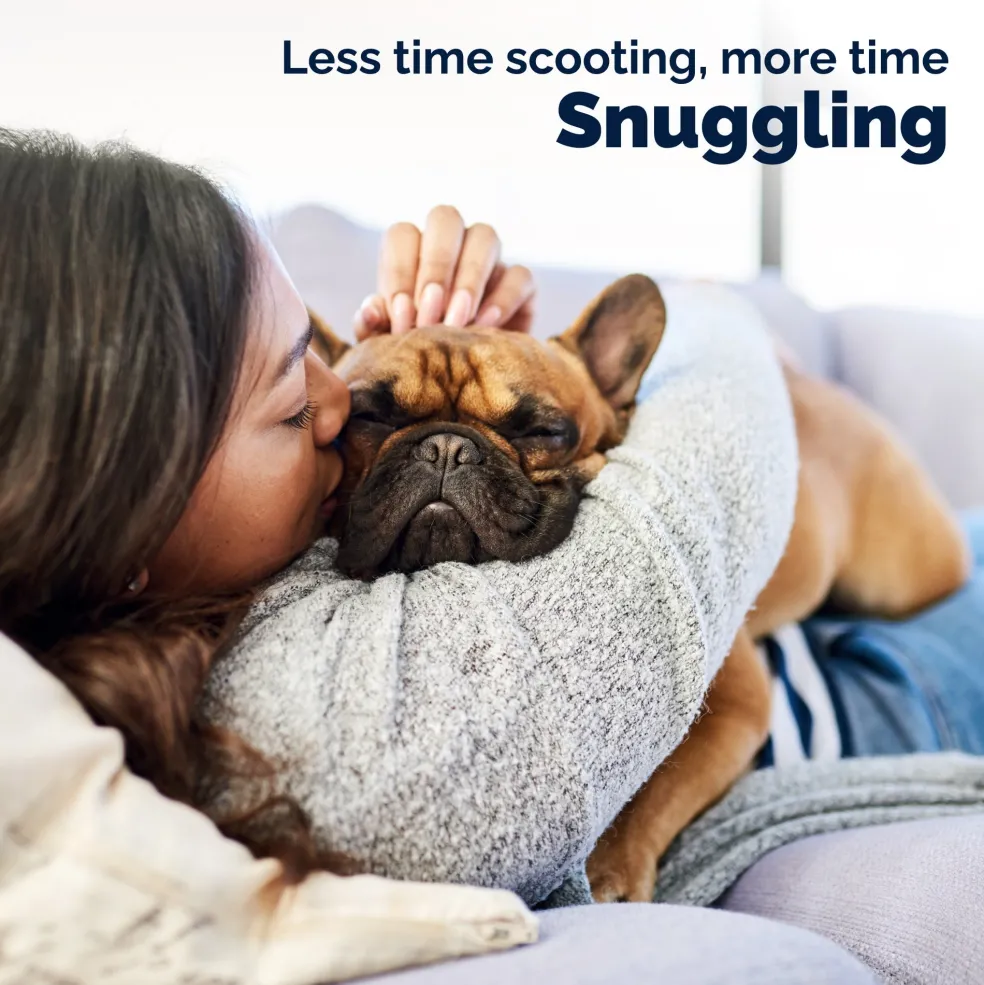 Glandex Anal Gland Support Peanut Butter Soft Chews for Dogs