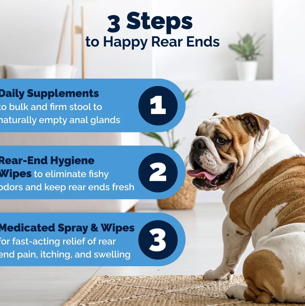 Glandex Anal Gland Support Pork Liver Flavored Powder for Dogs & Cats