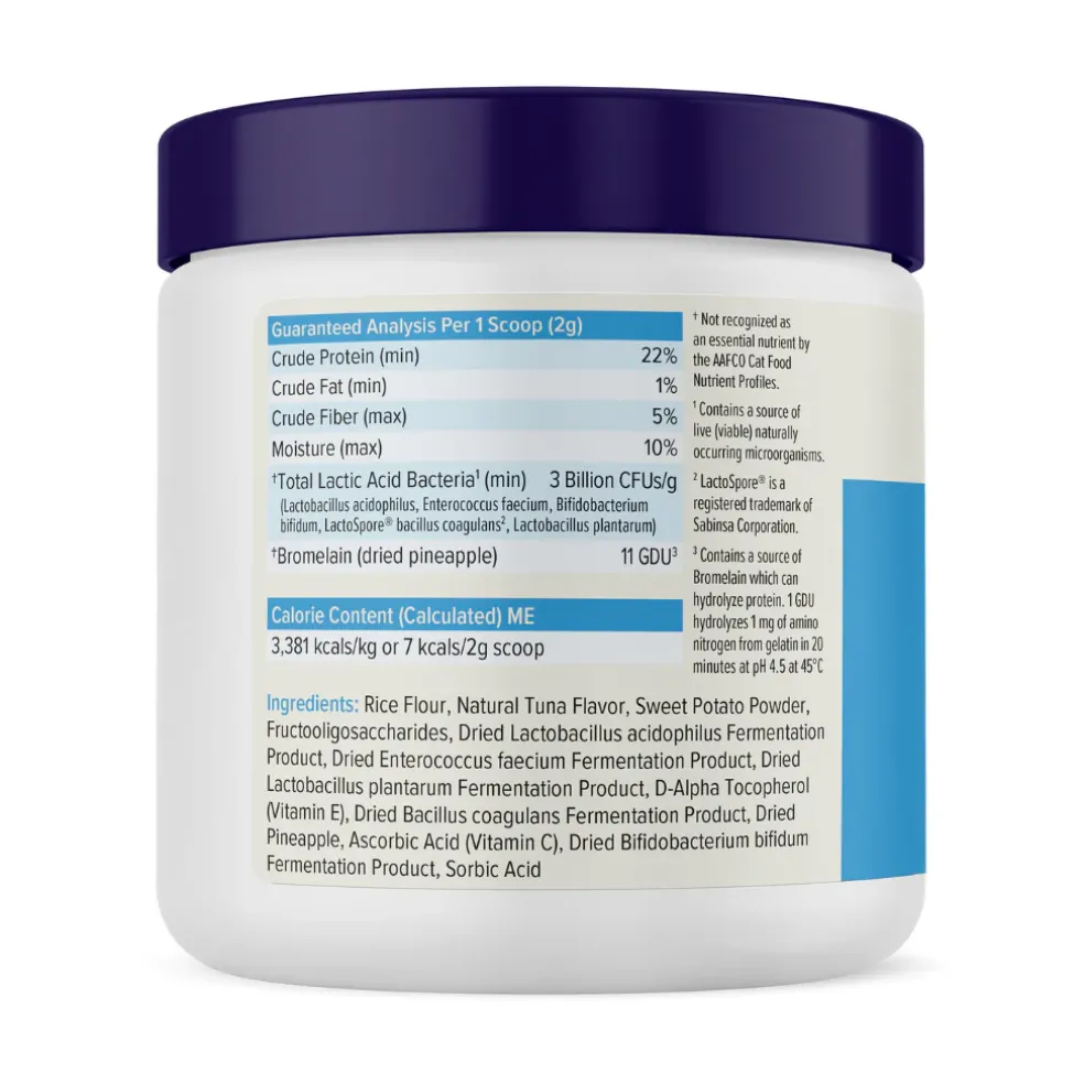 Glandex Daily Prebiotic & Probiotic Powder for Cats, Tuna Flavor, 4 oz