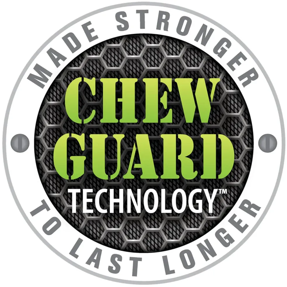 goDog Dragons with Chew Guard Technology Tough Plush Toy For Dogs, Coral