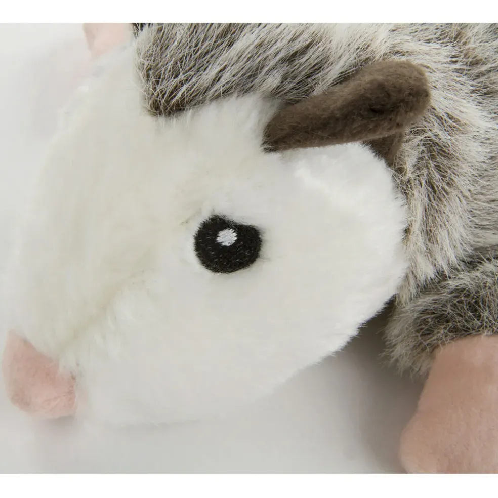 GoDog Flatz Opossum Squeaky Plush Dog Toy, Large