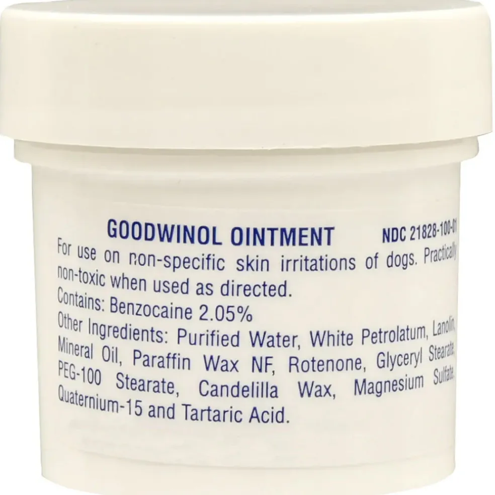 Goodwinol Ointment for Dogs – Effective Relief for Skin Irritations - 1 oz
