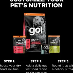 Go! Solutions Benefit Chews Skin + Coat Care Lamb Recipe Soft & Chewy Treats for Dogs (6 oz)