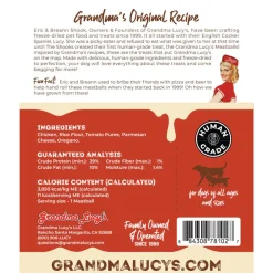 Grandma Lucy Chicken Parmesan Freeze-Dried Meatball Treats for Dogs, 3-oz