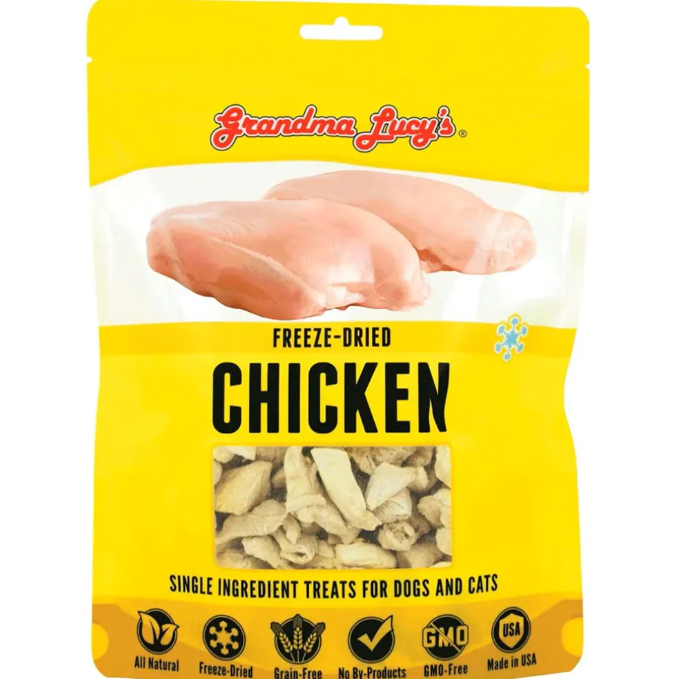 Grandma Lucy's Freeze-Dried Chicken Dog & Cat Treats (3.5 oz)