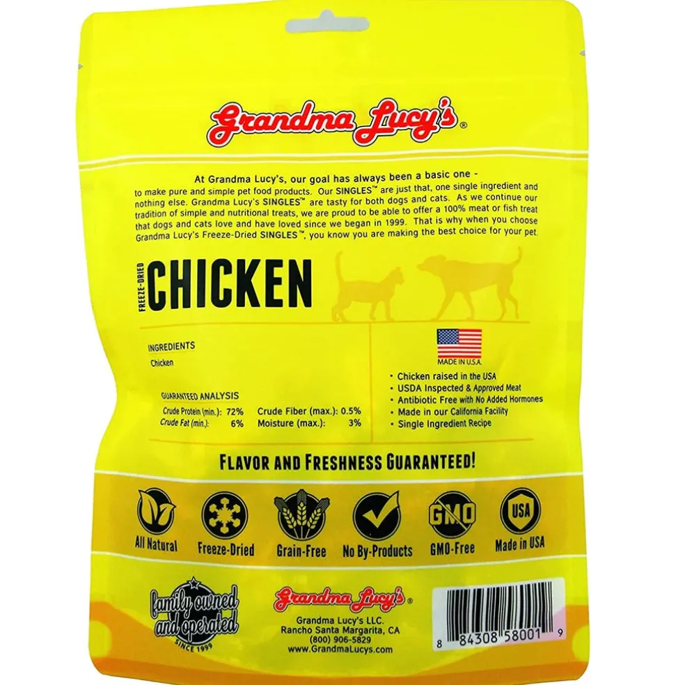 Grandma Lucy's Freeze-Dried Chicken Dog & Cat Treats (3.5 oz)