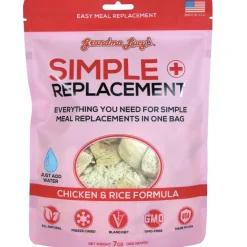 Grandma Lucy Simple Remedy Freeze-Dried for Upset Stomach Chicken & Rice Formula for Dogs, 7-oz