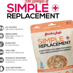 Grandma Lucy Simple Remedy Freeze-Dried Salmon & Rice Formula for Dogs, 7-oz