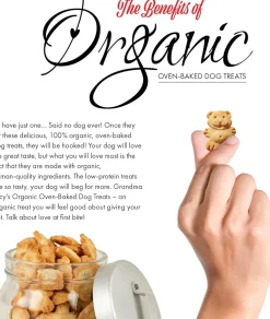 Grandma Lucy's Organic Oven Baked Blueberry Treats For Dogs (14 oz)
