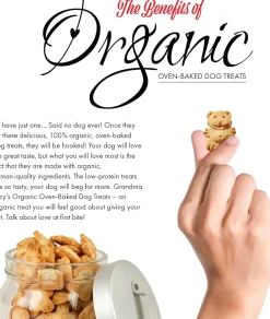 Grandma Lucy's Organic Oven Baked Banana & Sweet Potato Treats For Dogs (14 oz)