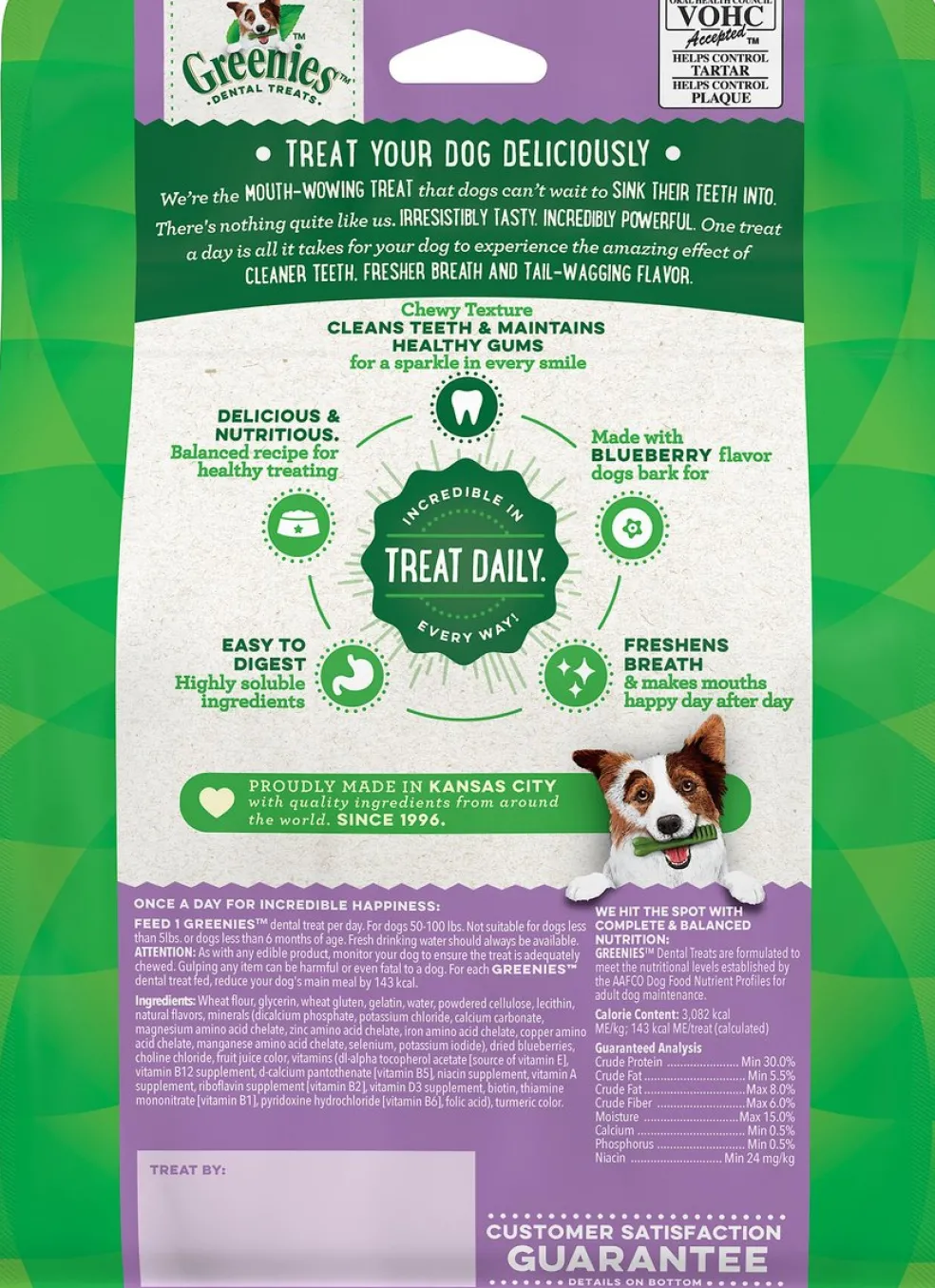 GREENIES Blueberry Large Dental Treats, 8 count