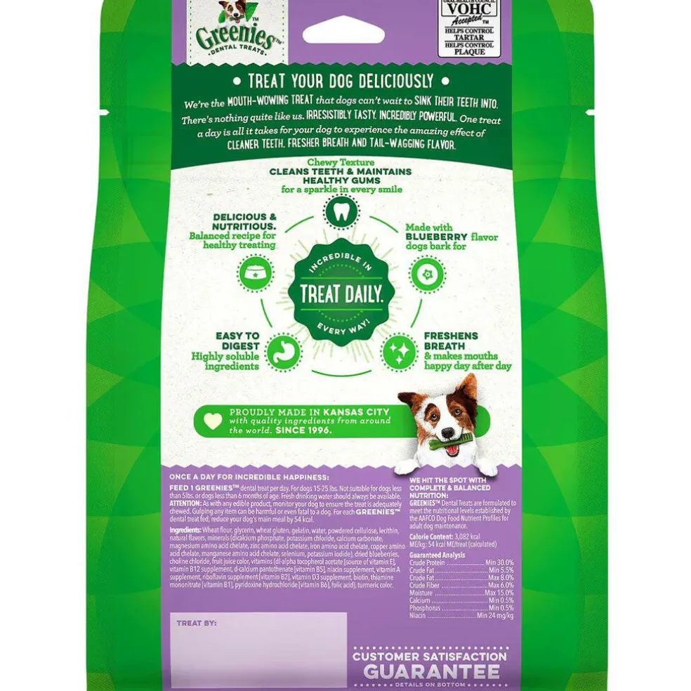 GREENIES Blueberry Petite Dental Treats, 20 count