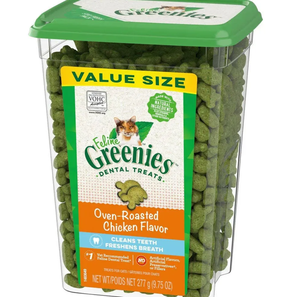 Greenies Feline Oven Roasted Chicken Flavor Dental Cat Treats