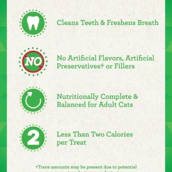 Greenies Feline Oven Roasted Chicken Flavor Dental Cat Treats