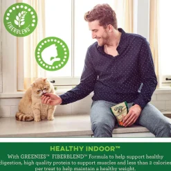Greenies Feline SmartBites Healthy Indoor Tuna Flavor Cat Treats