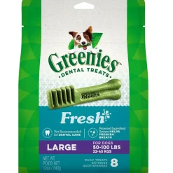 GREENIES Fresh Mint Large Dental Treats, 8 count