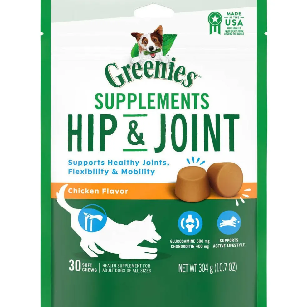 Greenies Hip & Joint Chicken Flavor Supplements for Dogs (30 ct)