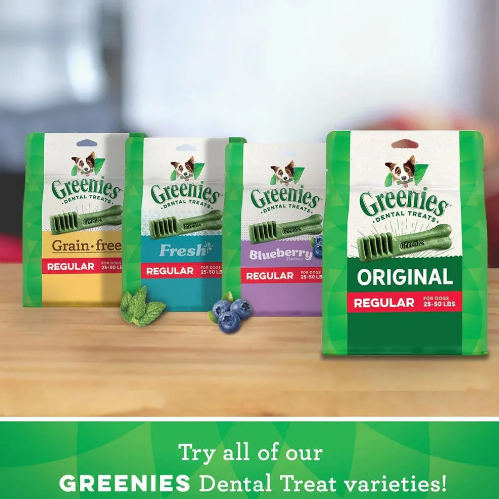 Greenies Original Dental Chews for Dogs, Treat-Pak, Teenie
