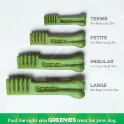 Greenies Original Dental Chews for Dogs, Treat-Pak, Teenie
