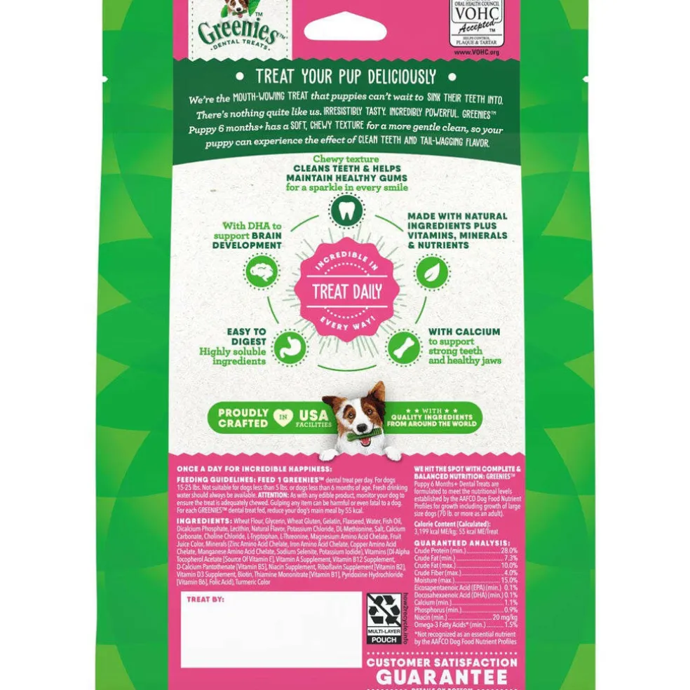 Greenies Petite Puppy Dental Dog Treats