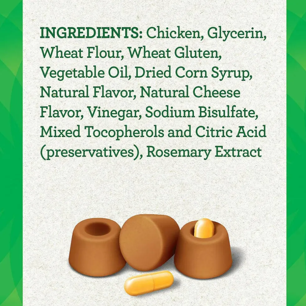 Greenies Pill Pockets Cheese Flavor Treats for Dogs, Capsule Size