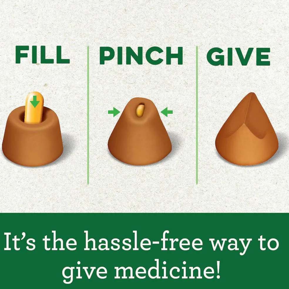 Greenies Pill Pockets Chicken Flavor Treats for Dogs, Capsule Size