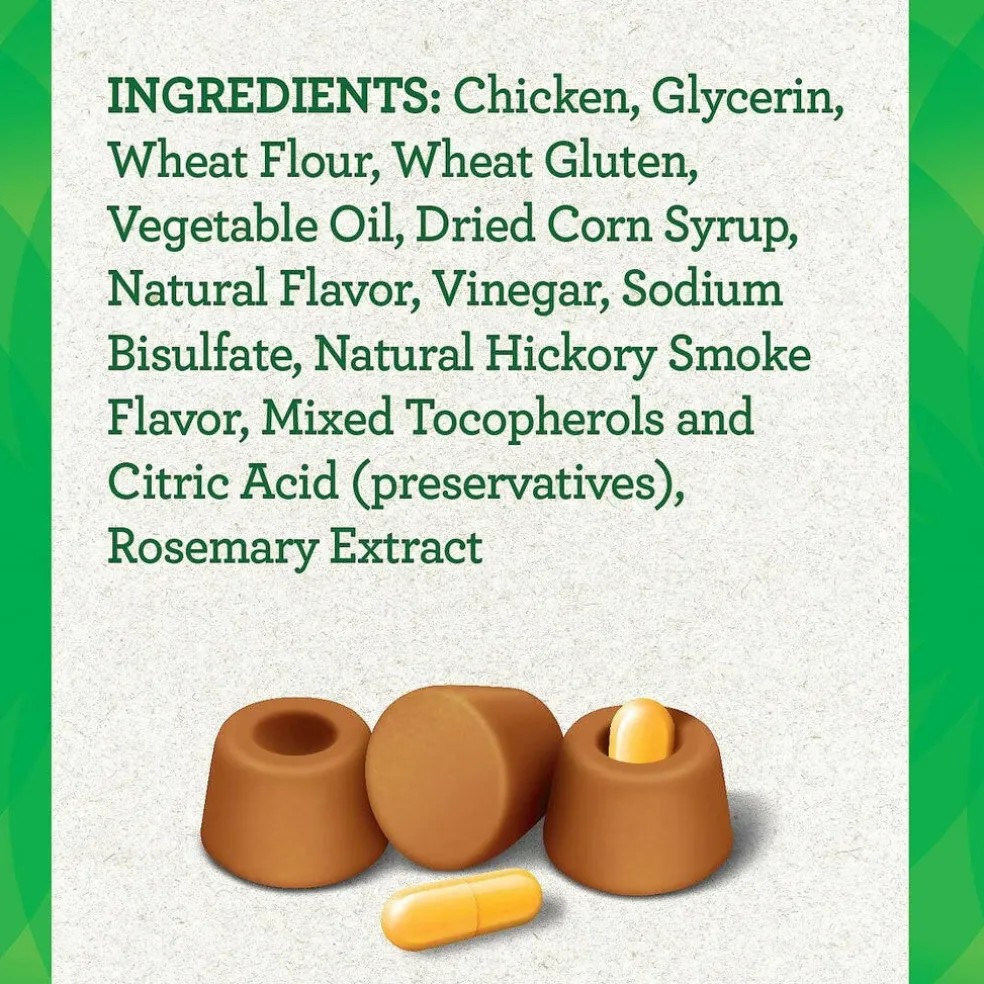 Greenies Pill Pockets Chicken Flavor Treats for Dogs, Capsule Size