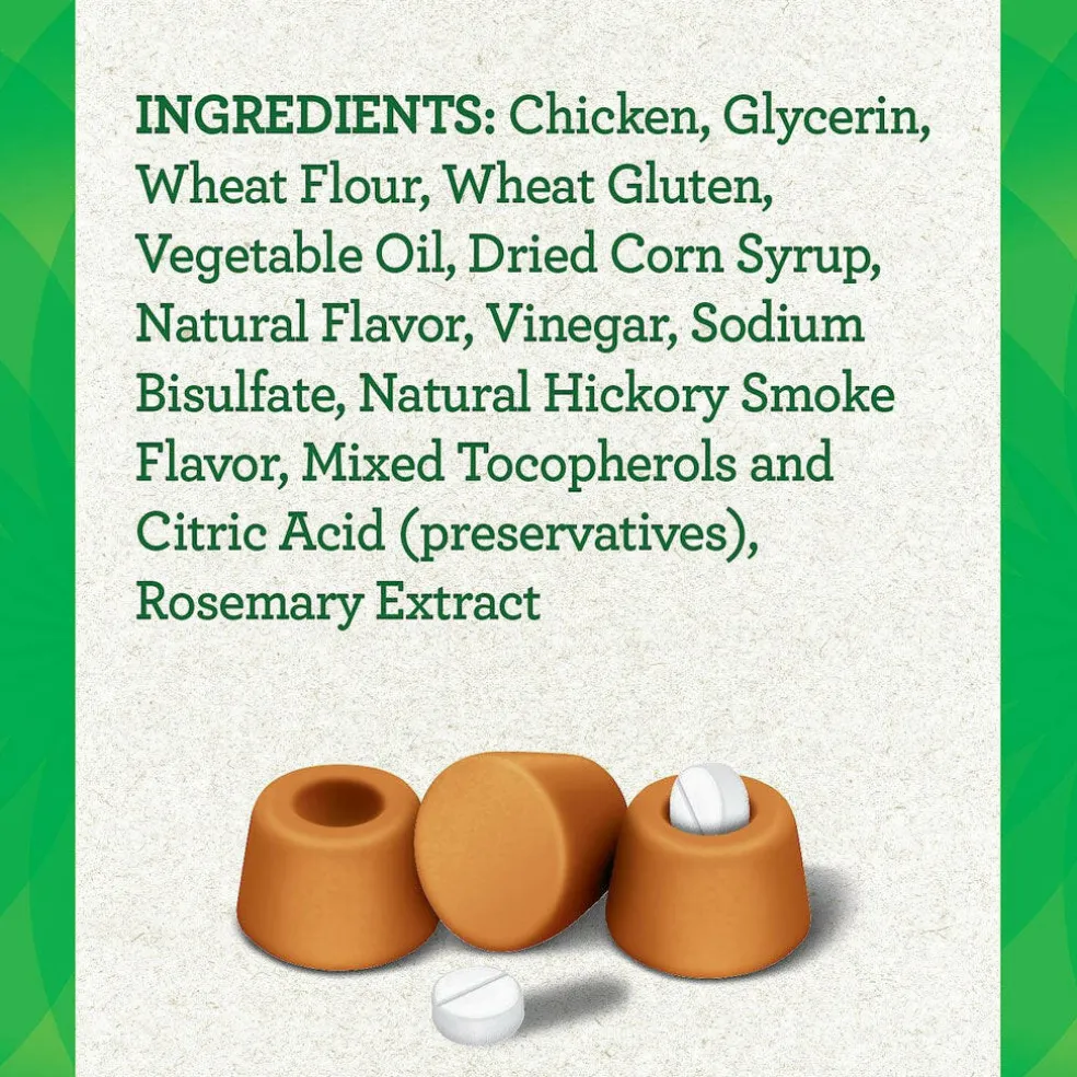 Greenies Pill Pockets Chicken Flavor Treats for Dogs, Tablet Size