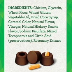 Greenies Pill Pockets Hickory Smoke Flavor Treats for Dogs, Capsule Size