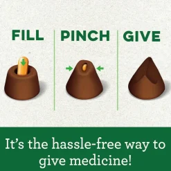 Greenies Pill Pockets Hickory Smoke Flavor Treats for Dogs, Capsule Size