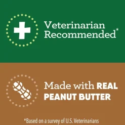 Greenies Pill Pockets Peanut Butter Flavor Treats for Dogs, Capsule Size