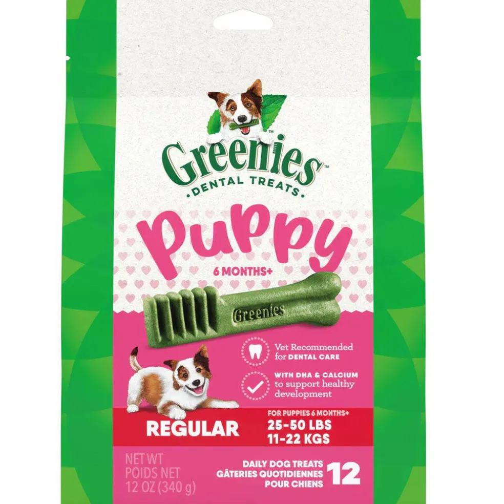 Greenies Regular Puppy Dental Dog Treats